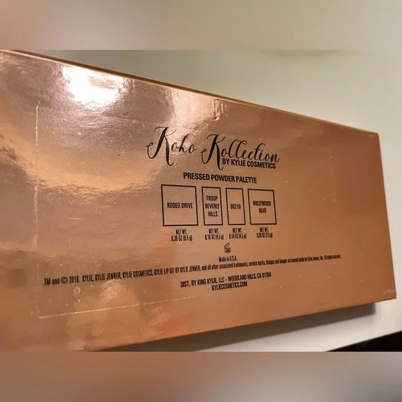 NWT Kylie Cosmetics Koko Kollection Pressed Powder Face Palette